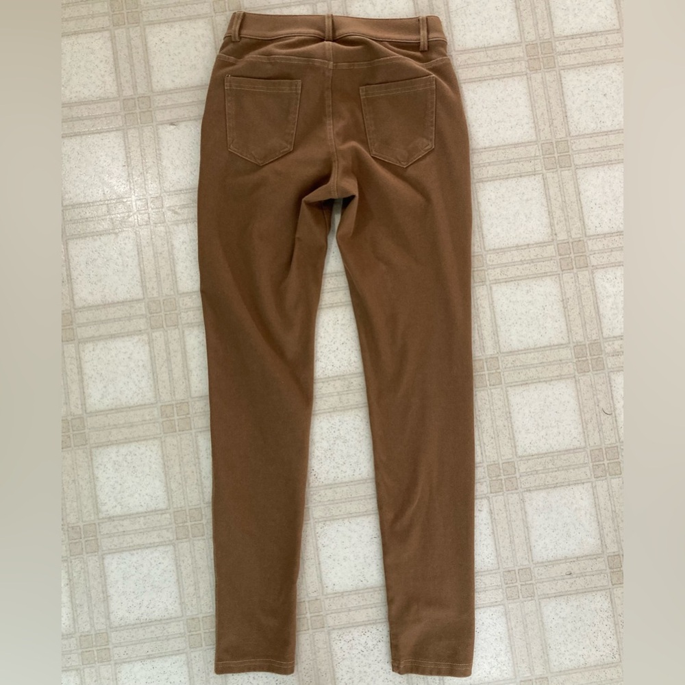 Yelete Stretch Jegging Women’s Pants Tan Khaki M Medium - Picture 3 of 4